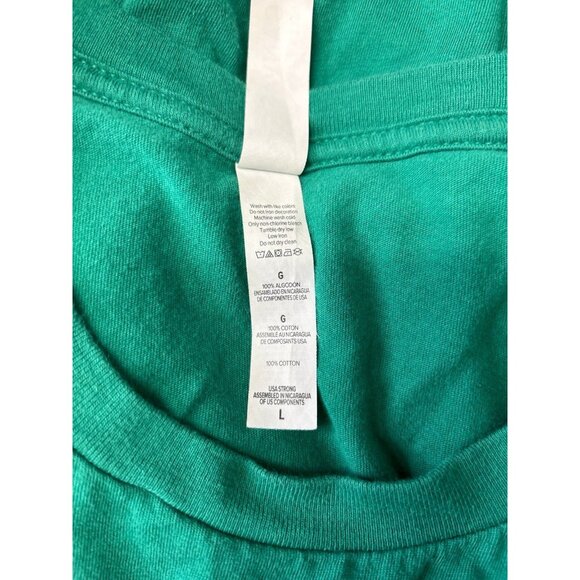 Bella Canvas Women’s Short Sleeve Graphic Tee Not Lucky Simply Blessed Green L - Picture 6 of 9